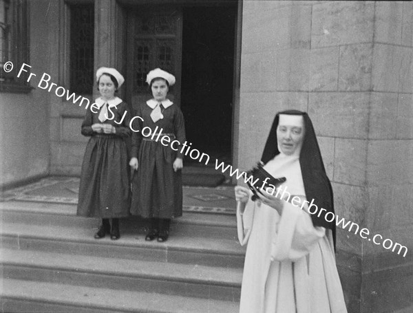 GOOD SHEPARD COURT BELFAST , ELIZABETH NOLAN, BRIDIE TREACY (LATER MRS COYNE) & MOTHER OF THE ASSUMPTION